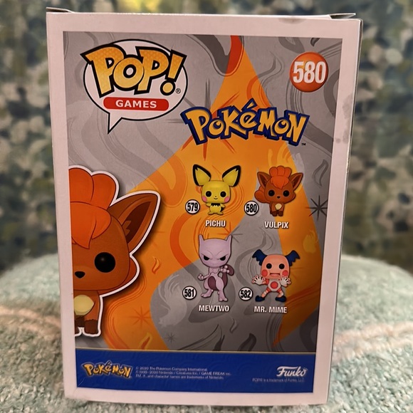 POP Games Pokemon Vulpix Figurine 580 - Picture 3 of 4